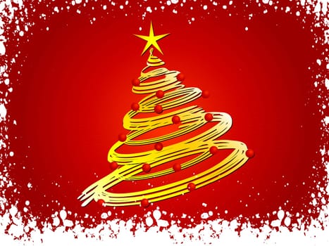 Christmas tree background