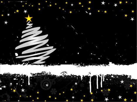 Grunge Christmas background