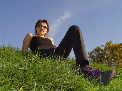 Young woman enjoying life outdoor