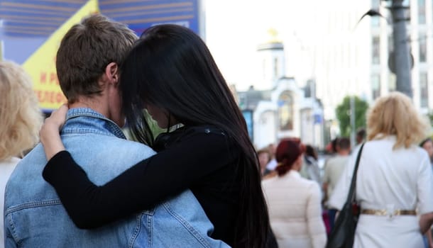 Young couple in the city