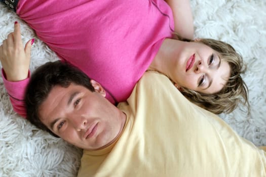 Sweet young couple