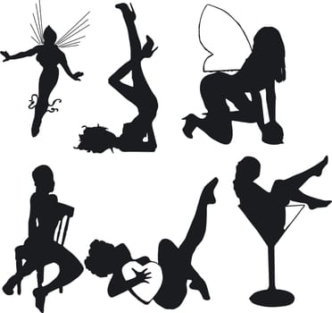 Sexy Silouettes - Vector Format