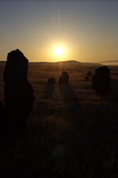 Sunrise in Khakasia, Siberia