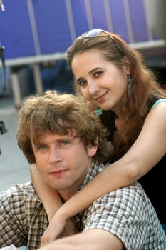 Happy couple in love