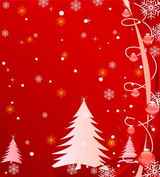 Abstract   Christmas background - vector
