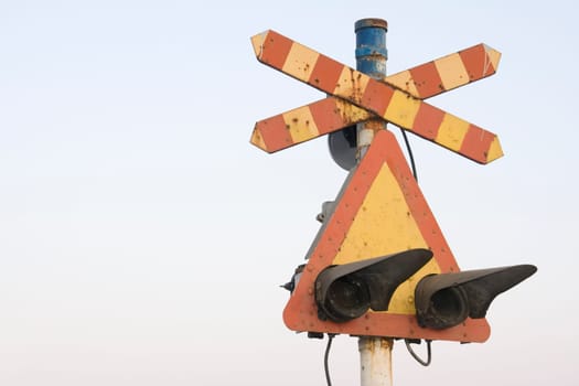 Old railway sign