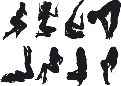Sexy Silouettes - Vector Format