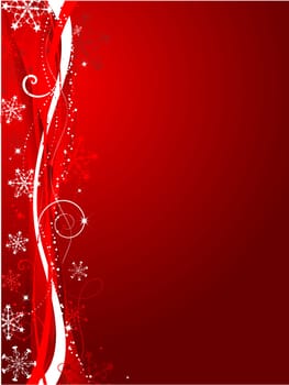 Decorative winter abstract background