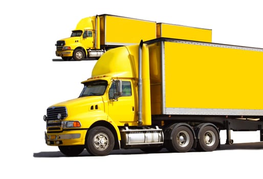 Articulated semi truck