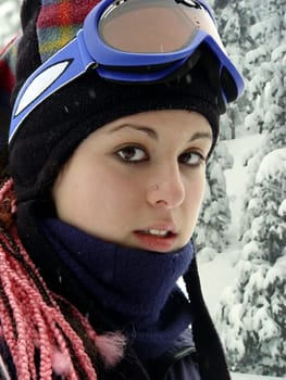 Girl in winter