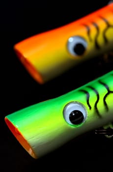 Lures for sport fishing.