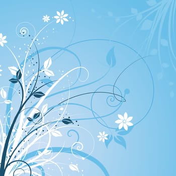Abstract floral design