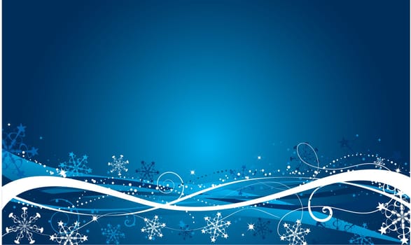 Decorative winter abstract