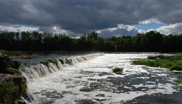 Kuldiga Old Town, Ventas Rumba Waterfall, and Kuldiga Old Bridge    Kuldiga Old Town is a candidate for UNESCO World Heritage Site status. The town also boasts the widest waterfall in the Baltics on the River Venta - 2 m high and 249 m wide. The waterfall