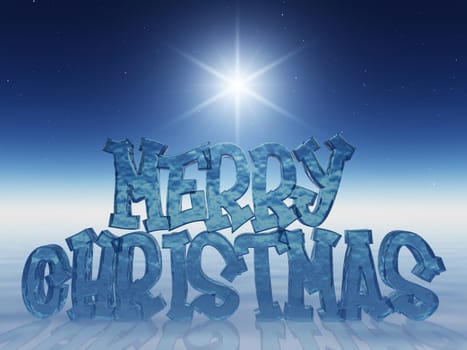 xmas greetings ice sculpture