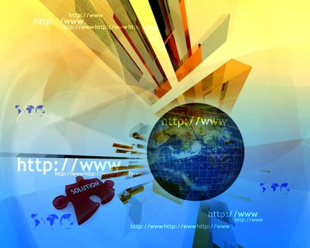 Graphically created WWW and HTTP