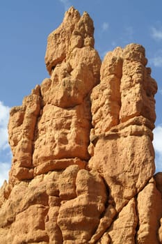 Bizarre rock formation in Red Canyon, Utah, USA