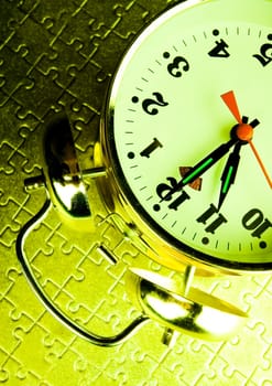 Alarm clock is an instrument that shows you what time it is.