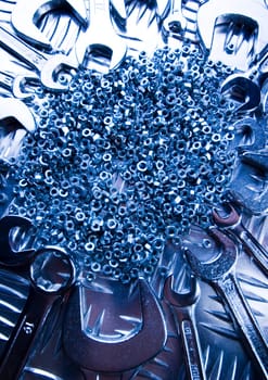 There are different kinds of tools - open-ended and combination spanners.