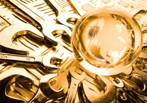 There are different kinds of tools - open-ended and combination spanners.