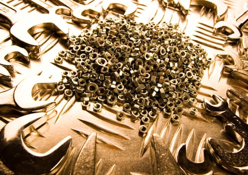 There are different kinds of tools - open-ended and combination spanners.