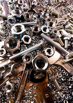 There are different kinds of tools - open-ended and combination spanners.