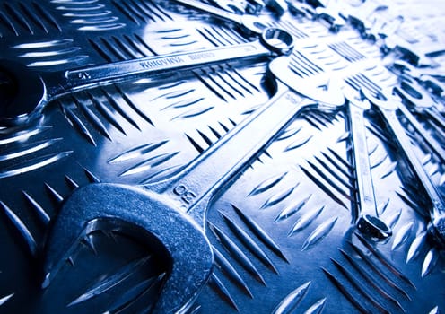 There are different kinds of tools - open-ended and combination spanners.