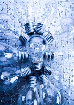 A light bulb is a source of light.