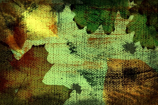 Autumn leaves over the grunge background    More autumn photos in my portfolio