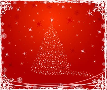Abstract christmas background - vector