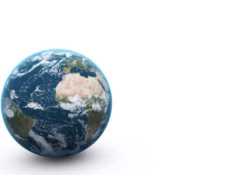 3d rendered illustration of our earth
