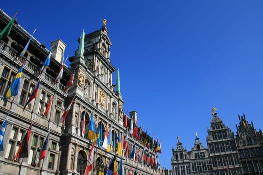 Antwerp's Town Hall, Belgium.