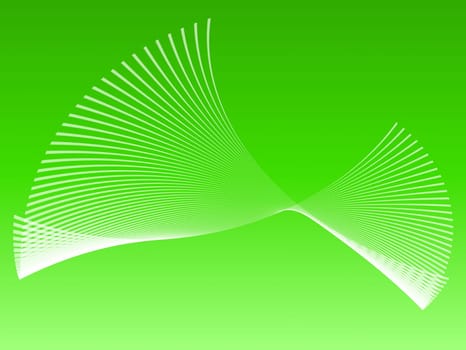 3d rendered illustration of an abstract flow