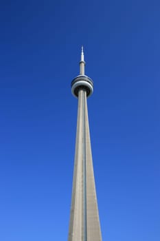 The CN Tower in Toronto.