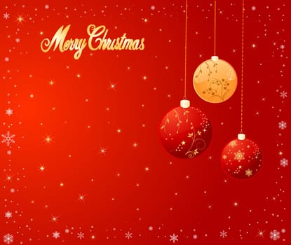 Abstract   Christmas background - vector