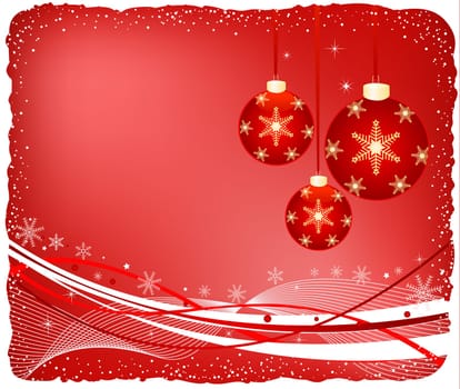 Abstract   Christmas background - vector