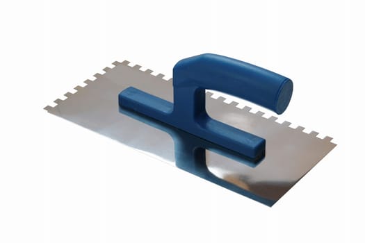 Trowel with cogs scouring, the plastic handle