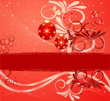 Abstract   Christmas background - vector