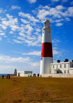 Portland Bill lighthouse located in Dorset, the inspiration behind the cartoon of the same name.