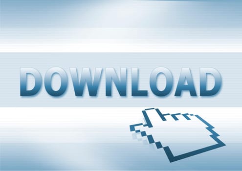 download on blue