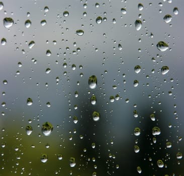 Raindrops on the window