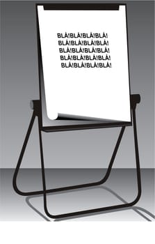 Ilustration of wite board