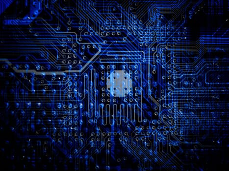 Circuit board multi-overlay effect