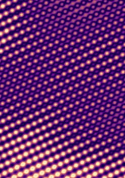 Abstract design with halftone print pattern