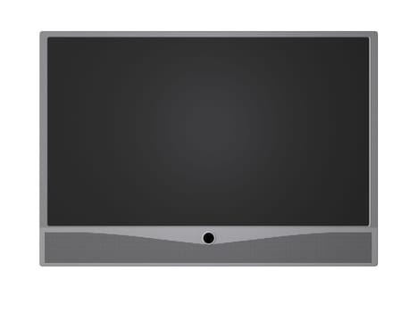 3d rendered illustration of a lcd display