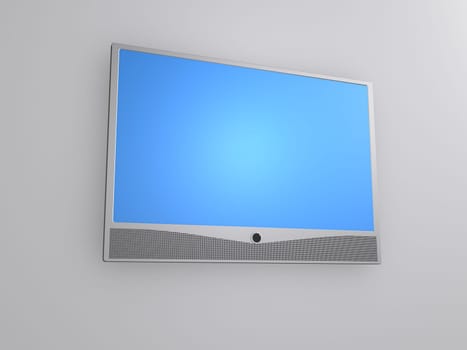 3d rendered illustration of a lcd display