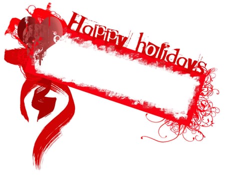 winter holiday frame for your greetings of christmas and new year eve