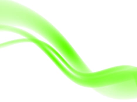 3d rendered illustration of an abstract green background