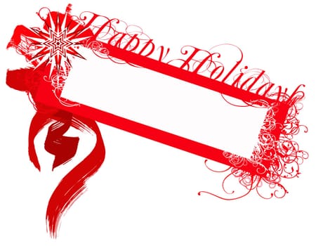 winter holiday frame for your greetings of christmas and new year eve