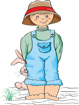 Illustration of cute boy